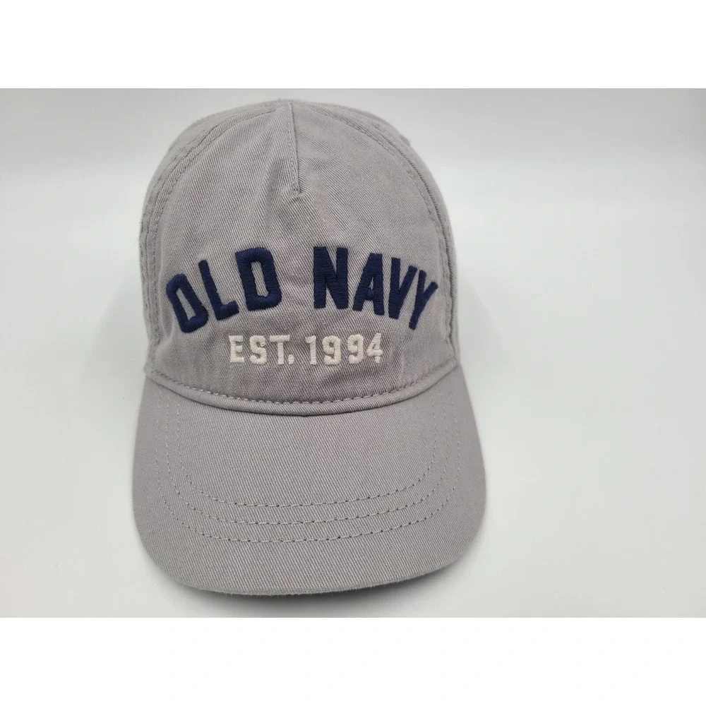 Youth Old Navy Est 1994 Stretch Hat‎ Cap Baseball Child Kid Boy Girl Gray Blue